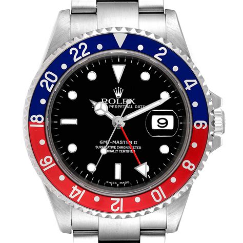 rolex gmt master ii red blue bezel|rolex gmt master ii 40mm.